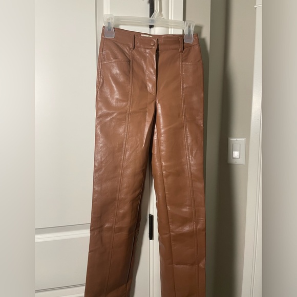 Aritzia Rebel Pant (similar to Melina) Faux Leather 00 Wilfred - Picture 2 of 5